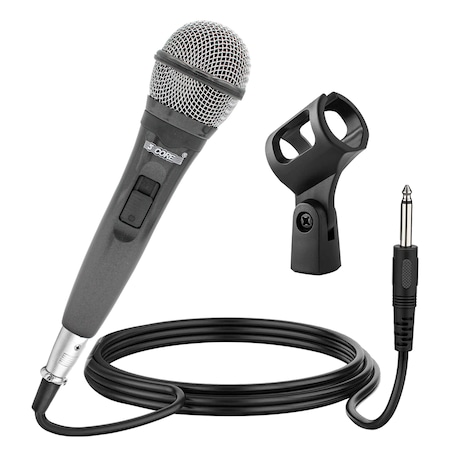 5 Core 5 Core Handheld Microphone For Karaoke Singing - Dynamic Cardioid Unidirectional Vocal XLR Mic PM 600
